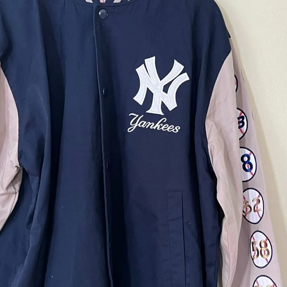 Yankees‎ GIII Genuine Merchandise World Series Jacket 26 Patches Large NWT